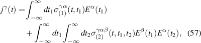 Equation (57)
