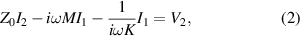 Equation (2)