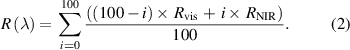 Equation (2)