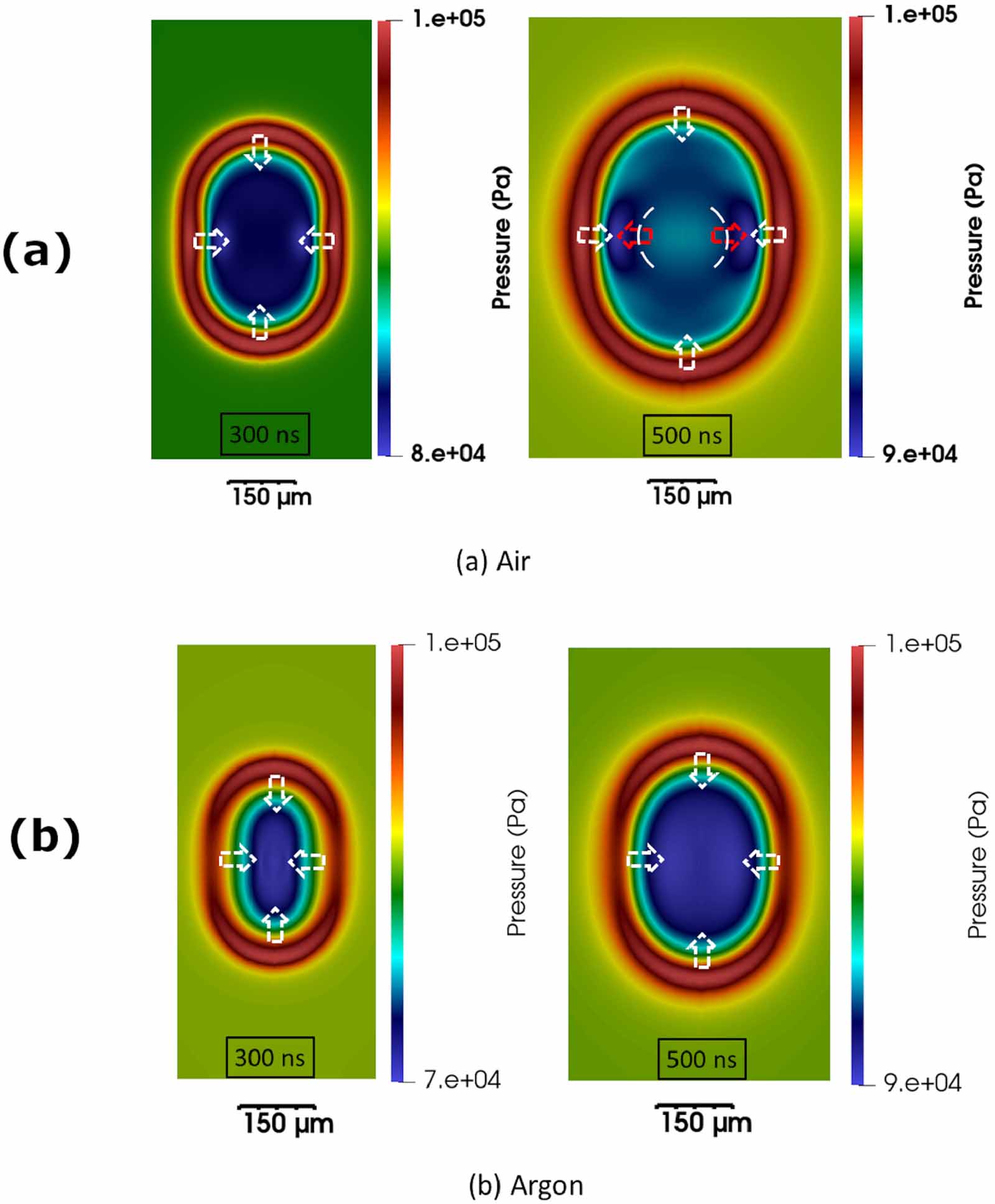 Dynamics and 2D temperature distribution of plasma obtained by ...