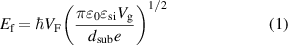 Equation (1)