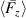 $\langle \bar{F_z} \rangle$