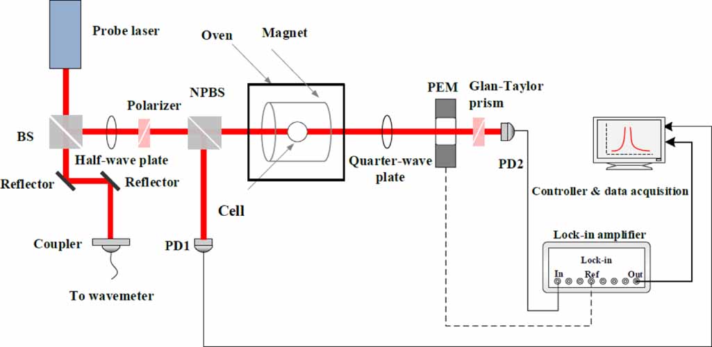 Measurement of rubidium vapor number density based on Faraday modulator ...