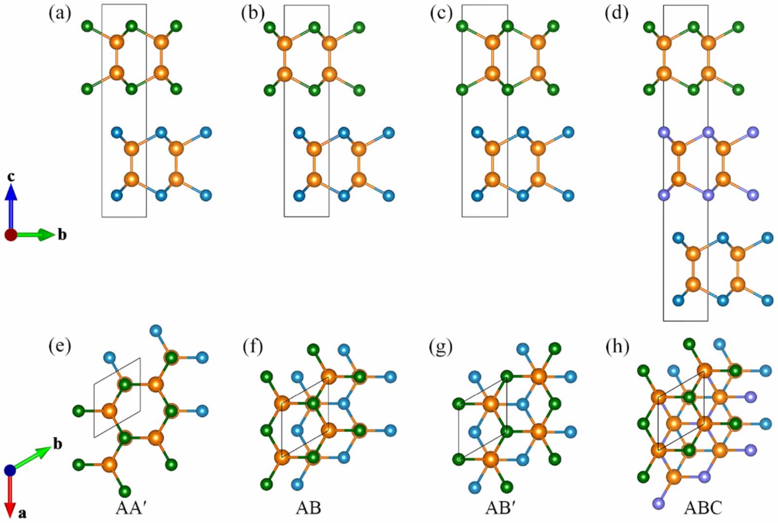 Hexagonal Gate Build Stacking effect on the electronic structures of hexagonal GaTe - IOPscience