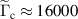 $\widetilde \Gamma_{\mathrm c} \approx 16000$