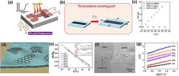 Flexible temperature sensors based on two-dimensional materials for ...