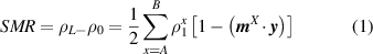 Equation (1)