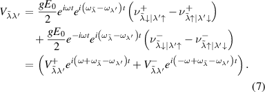 Equation (7)