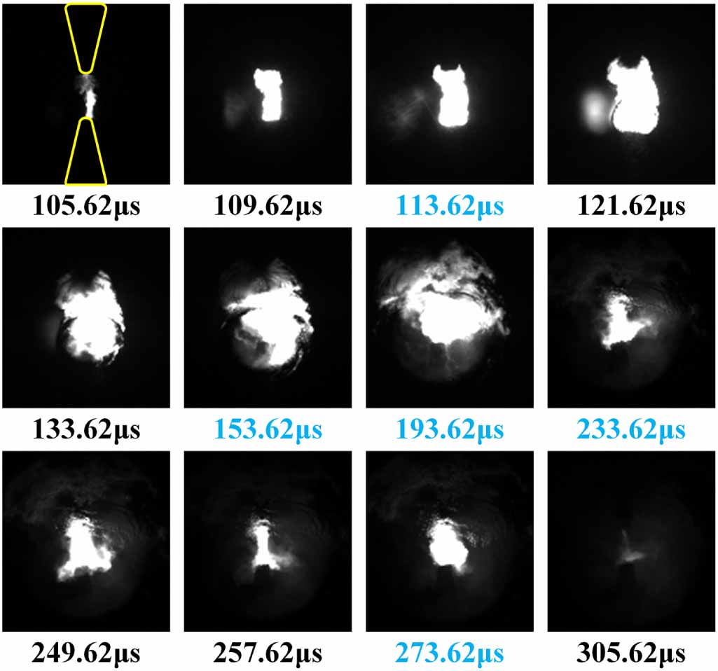 Spectral diagnosis of underwater microsecond high-current pulsed ...