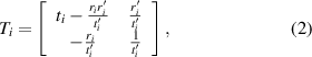 Equation (2)