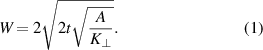 Equation (1)