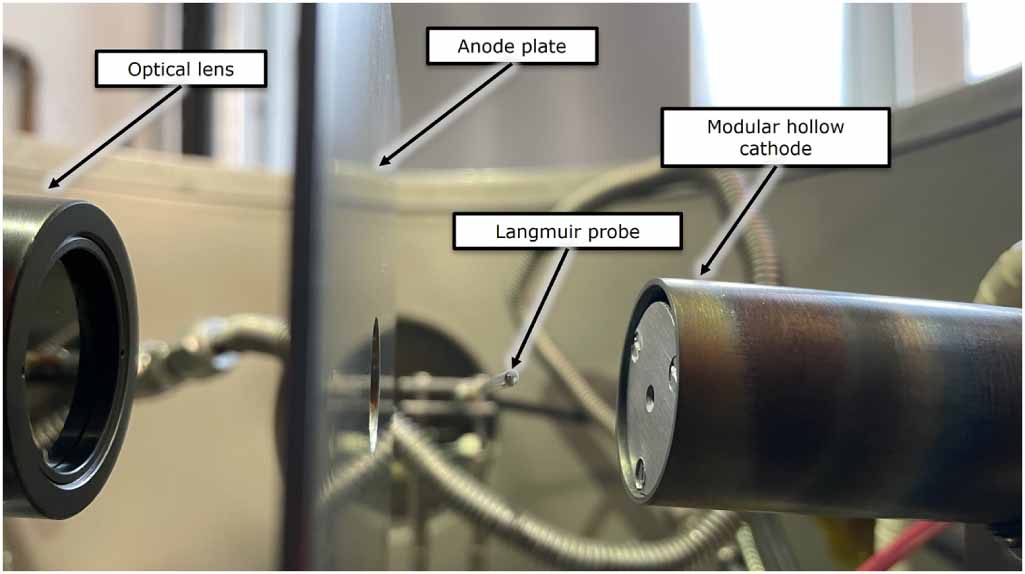 Operational and plume properties of a modular hollow cathode for
