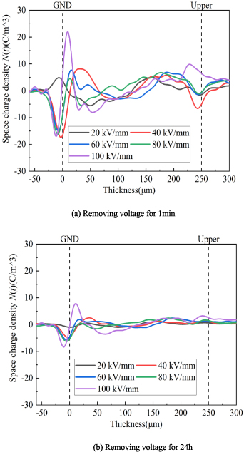 A novel simulation of space charge decay dynamics after removing the ...