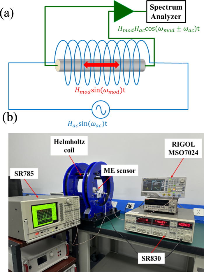 High-sensitivity and wideband cylindrical magnetoelectric sensor for ...