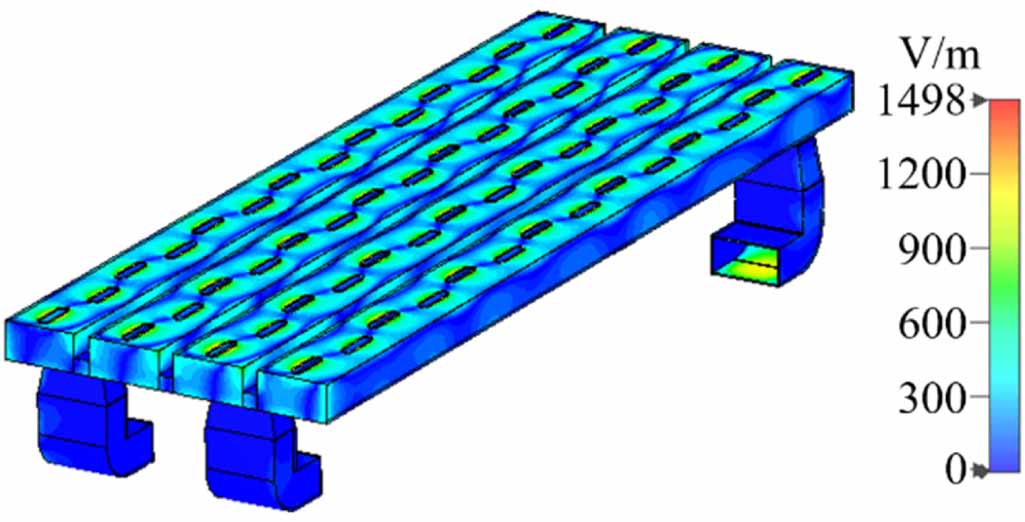 High aperture efficiency slotted waveguide antenna array for magnetron ...