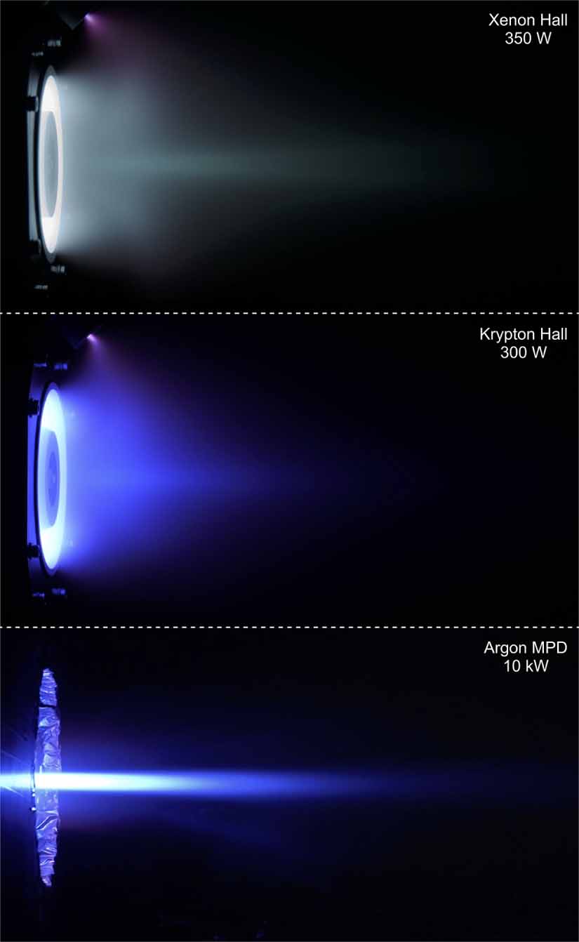 A review of optical diagnostic methods for space electric