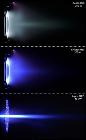 A review of optical diagnostic methods for space electric
