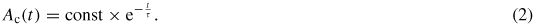 Equation (2)
