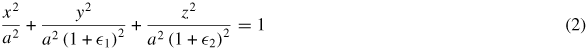 Equation (2)