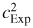 $c_{{\rm Exp}}^{2}$