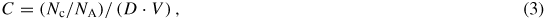 Equation (3)