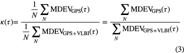 Equation (3)