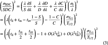 Equation (3)