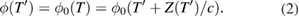 Equation (2)