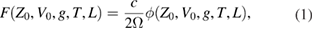 Equation (1)