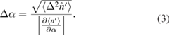 Equation (3)