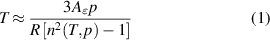 Equation (1)
