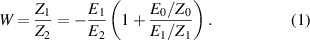Equation (1)