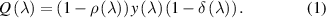 Equation (1)