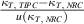 $\frac{{{\kappa _{{{T}},{\text{ }}{{TIPC}}}} - {{\kappa} _{{{T}},{\text{ }}{{NRC}}}}}}{{{u}\left( {{{\kappa} _{{{T}},{\text{ }}{{NRC}}}}} \right)}}$