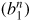 $(b_{1}^{n} )$