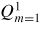 $Q_{m=1}^{1}$