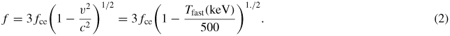 Equation (2)
