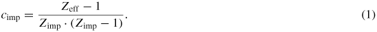 Equation (1)