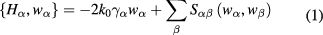 Equation (1)