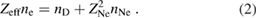 Equation (2)