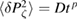 $\langle \delta P_\zeta^2 \rangle = Dt^{\,p}$