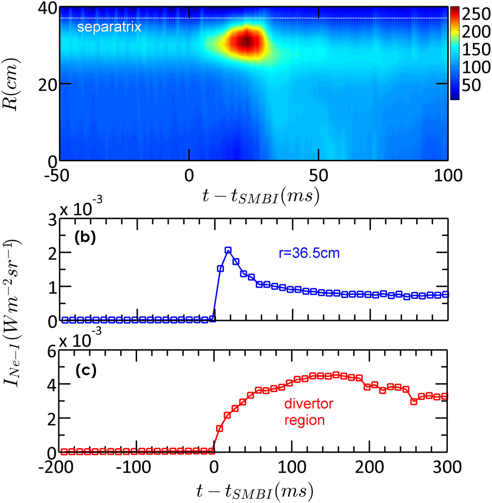 Impact of impurity mixture gas seeded by supersonic