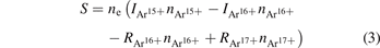 Equation (3)