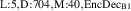 $_{\textrm{L}:5,\textrm{D}:704,\textrm{M}:40,\textrm{EncDec}_{\textrm{B}1}}$