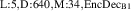 $_{\textrm{L}:5,\textrm{D}:640,\textrm{M}:34,\textrm{EncDec}_{\textrm{B}1}}$