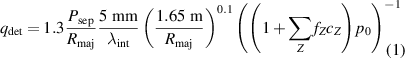 Equation (1)