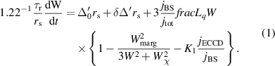 Equation (1)