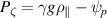 $P_{\zeta} = \gamma g \rho_{\parallel}-\psi_p$