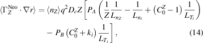 Equation (14)