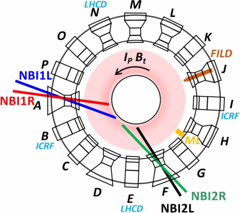 Experimental characteristics of lost fast negative ions on